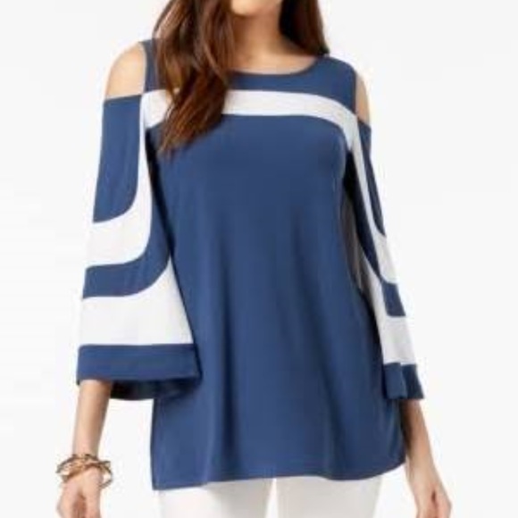 Alfani Tops - ALFANI Colorblocked Top-sz:  XL